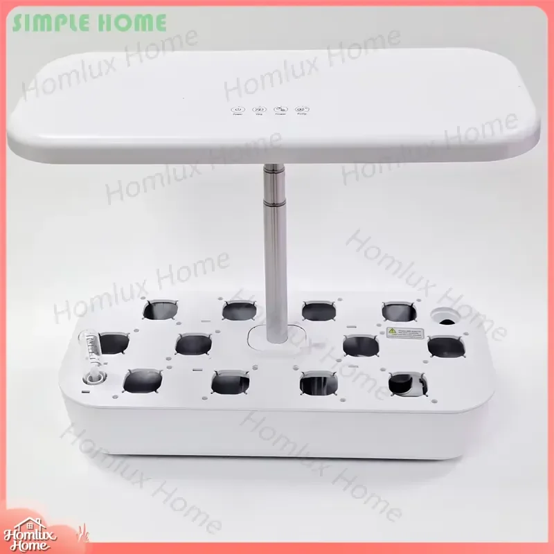 Hydroponic Growing System for Home Indoor Gardening with LED Grow Light Soilless Smart Planting Non-Toxic Vertical