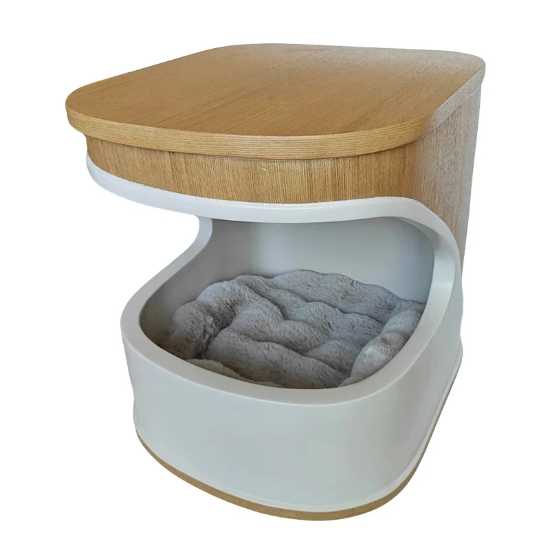 Winter Universal Dog Kennel Warm Semi-Closed Pet House Living Room Furniture Shared Bedside or Coffee Table