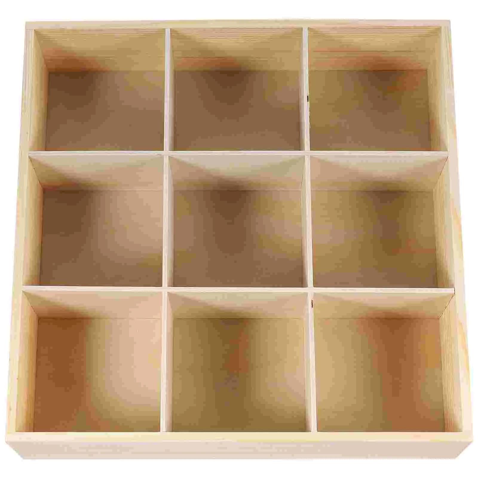 

Shoes Organizers Wooden Storage Box Jewelry Display Earring Holder Boxes for Women Teen Girls