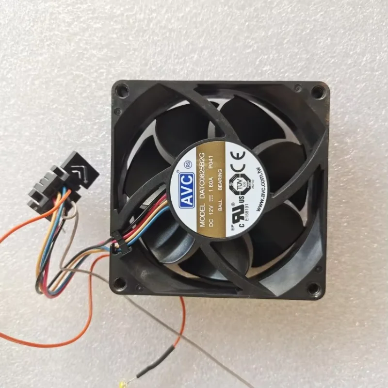 

Ltsf For AVC DATC0825B2G P041 DC 12V 1.6A 80x80x25mm 4-Wire Server Cooling Fan8cm