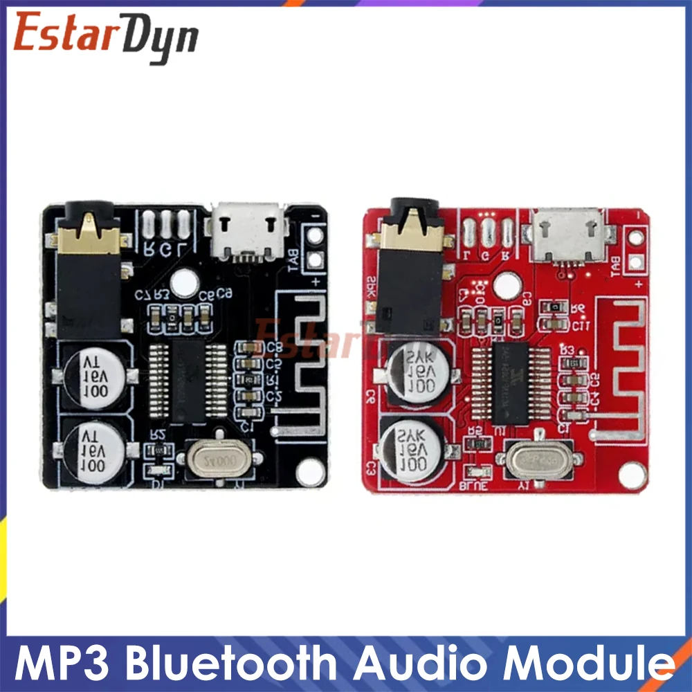 Bluetooth 5.0 Audio-Empfänger-Modul, MP3-Decoder-Board mit AUX-TF-Karte, USB-Wiedergabe für Car Home Stereo-Lautsprecher DIY