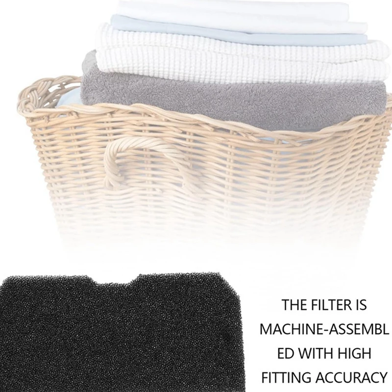 แผ่นกรองฟองน้ำสำหรับเครื่องอบผ้า40ชิ้นแผ่นกรองโฟมสำหรับ Elektra Bregenz ส่วนกรองเครื่องเป่า2952560100 2952380100