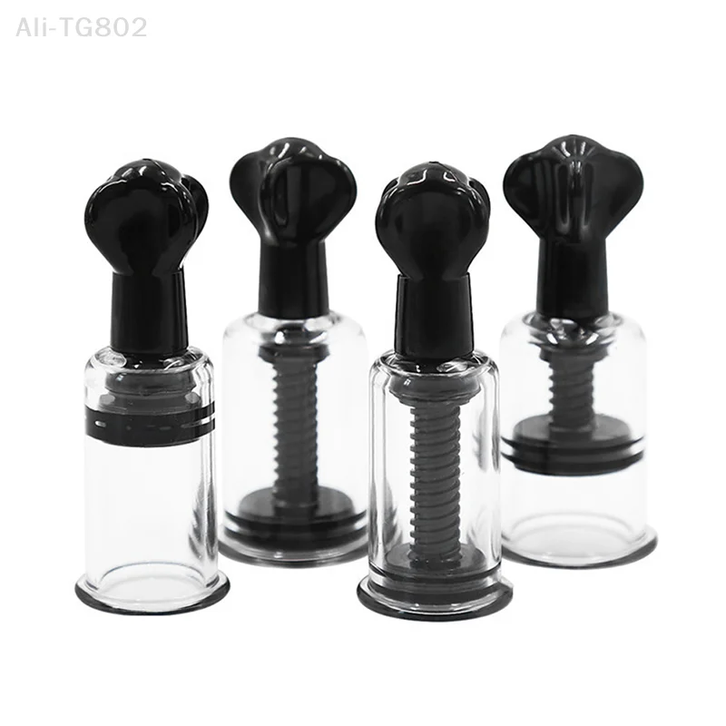 Vacuum Cupping Massage Suction Body Massager Cups for Nipple Care - Set of 5 Sizes for Gentle to Deep Tissue Stimulation