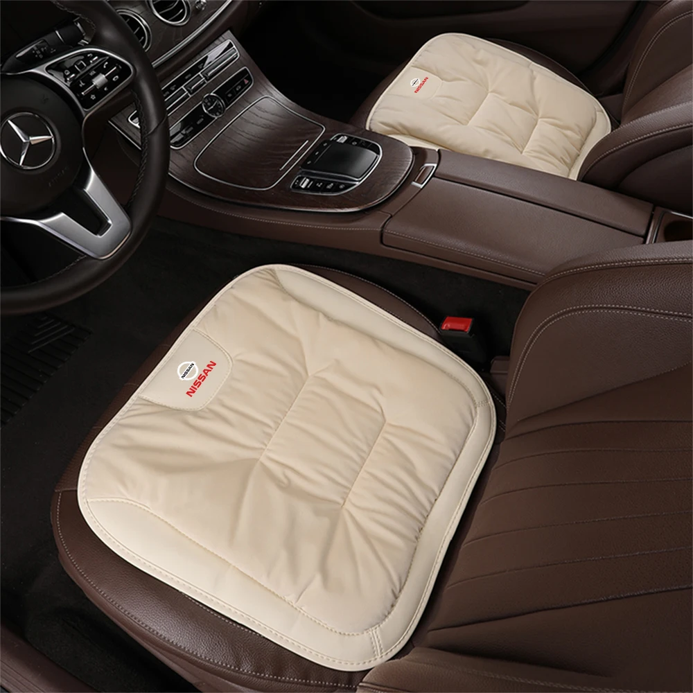 Flannel Car Seat Cushion Winter Warm Anti Slip Rear Seat Breathable Pad For Nissan Nismo Tiida Qashqai Leaf Juke X Trail T32 GTR