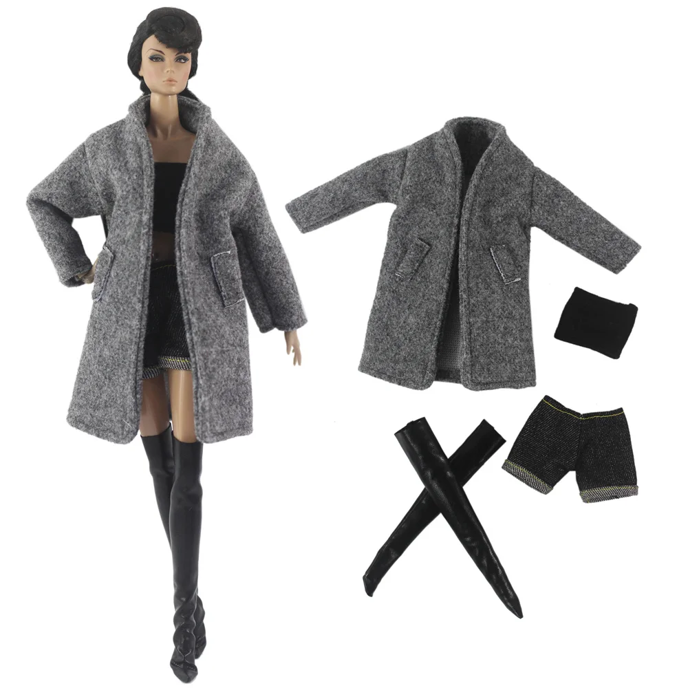 Handmade BABI CLOTHES Woolen Coat Outfit for 11.5 Inch 30cm Doll BJD Clothes Many Style Gifts for Doll Accessories #02