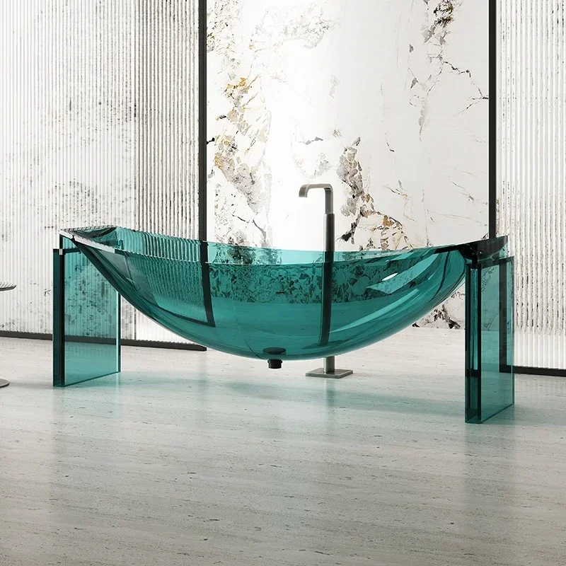 المبيعات الساخنة شفافة معلقة أرجوحة حوض الاستحمام على شكل قارب #2