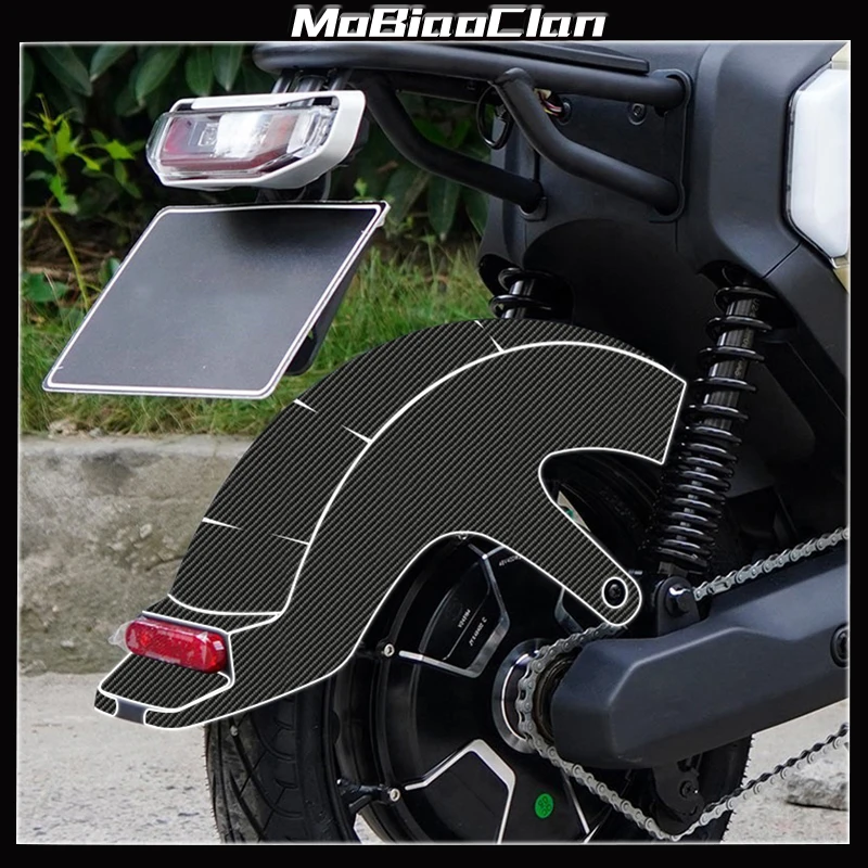 Autocollants en fibre de carbone pour moto NIU UQi + 2022 6D, film corporel décoratif, accessoires de protection étanches