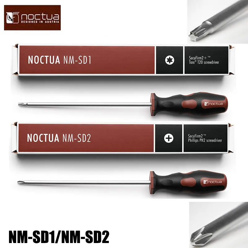 Noctua Long TORX, NM-SD1, Alta qualidade, 15cm®Chave de fenda adequada para segurança da NOCTUA, T20 +™Sistema instalação ponta magnética