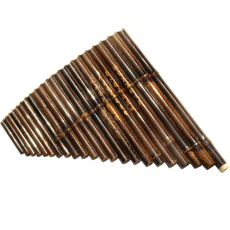 25 Pipe Pan Flute Chinese Bamboo Pan Flute Traditional Ethnic Musical Instrument Pickup Bluetooth Professional Traversa Flute