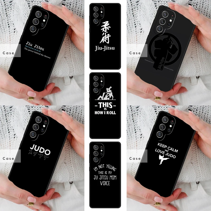 Jiu Jitsu Judo TPU Phone Case for Samsung Galaxy S26 S25 S24 S23 S22 S21 S20 Note10 Plus FE Ultra Cover