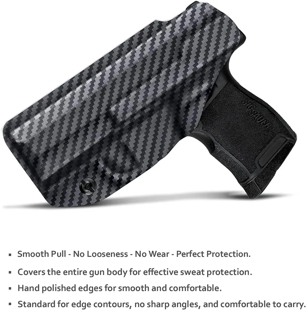 B.B.F Make Sig P365 Holster,Carbon Fibe IWB Kydex Holster for Sig Sauer P365 / P365 SAS / P365 X Holster - Inside Waistband