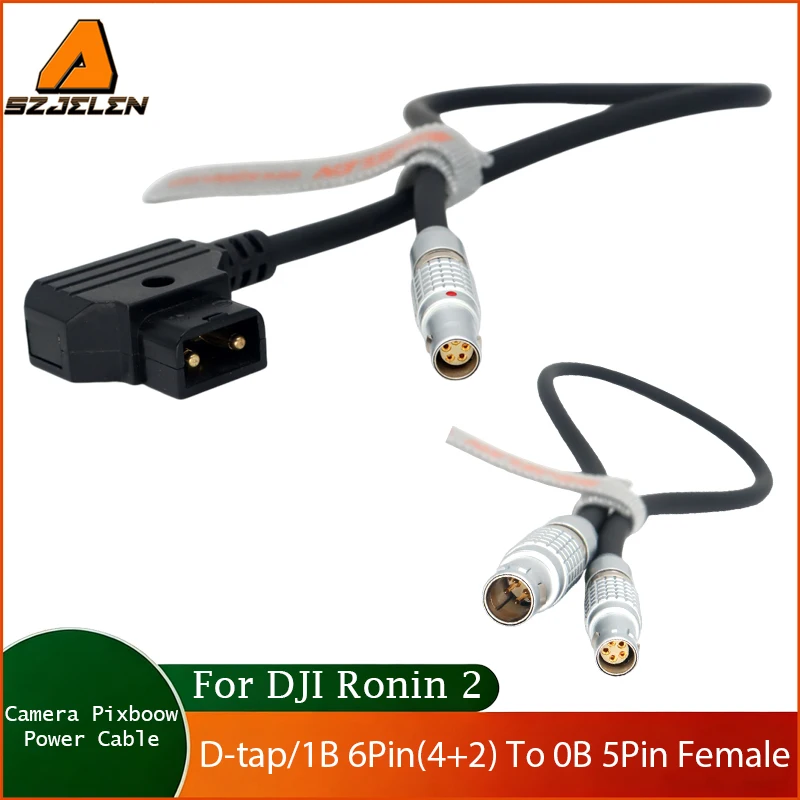 New Arriving For DJI ronin 2 6Pin/D-tap to 0B 5Pin Female Power Cable for Camera Pixboow Power Cord