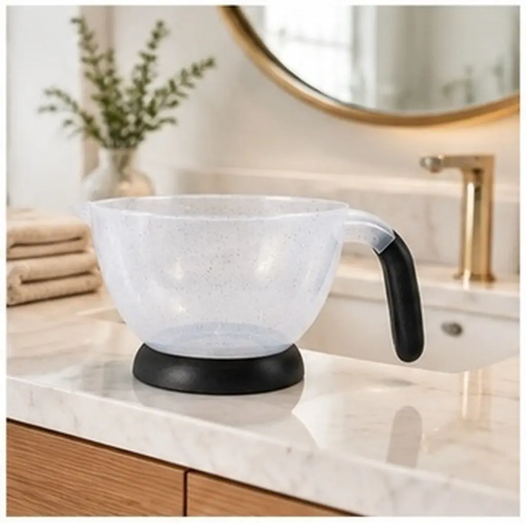Hair Dye Mixing Bowl Stable Plastic Silicone Non Slip Hair Color Mixing Bowl for Salon Personal Use Dye Holder