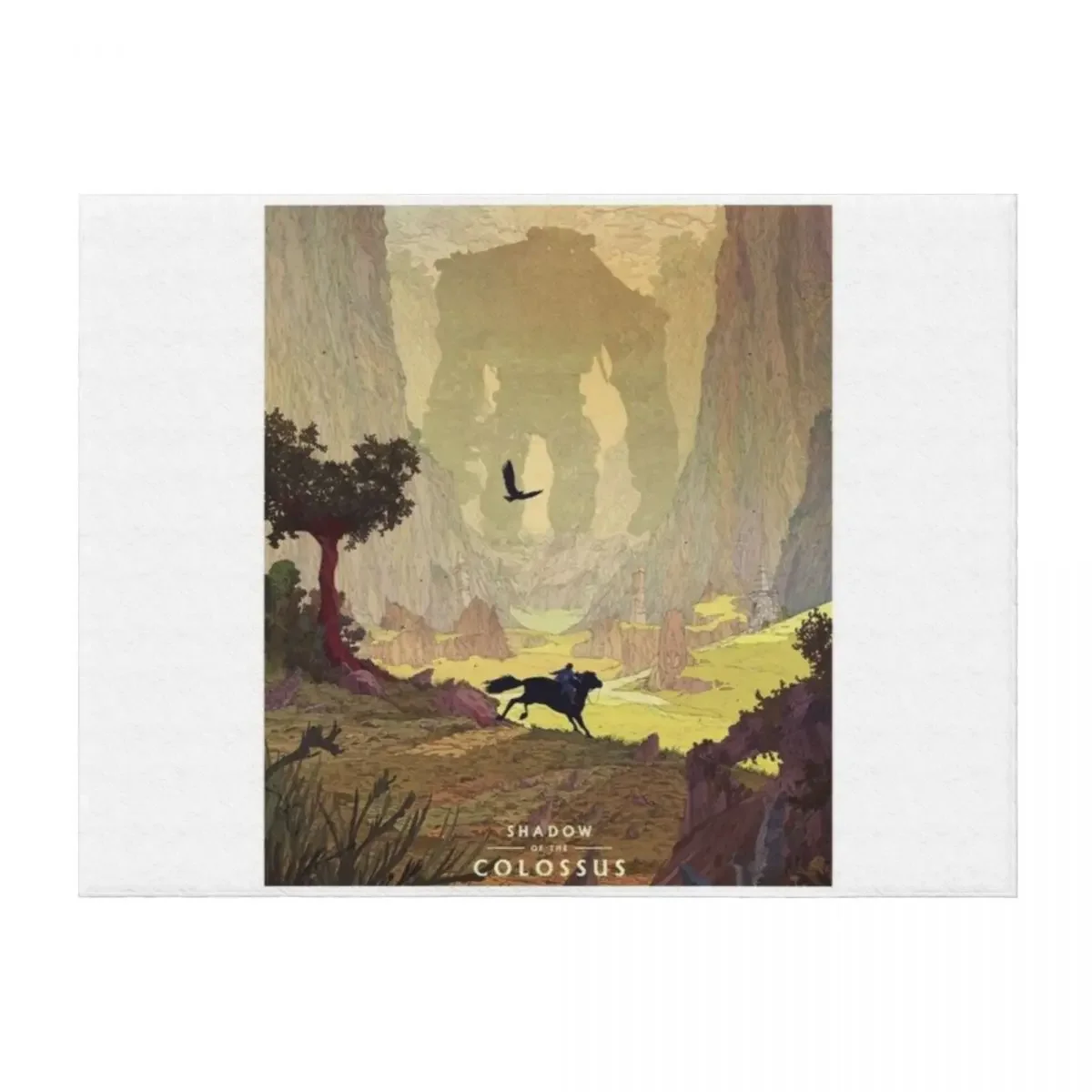 

Shadow Of The Colossus Throw Blanket Personalized Gift Polar funny gift Moving Blankets