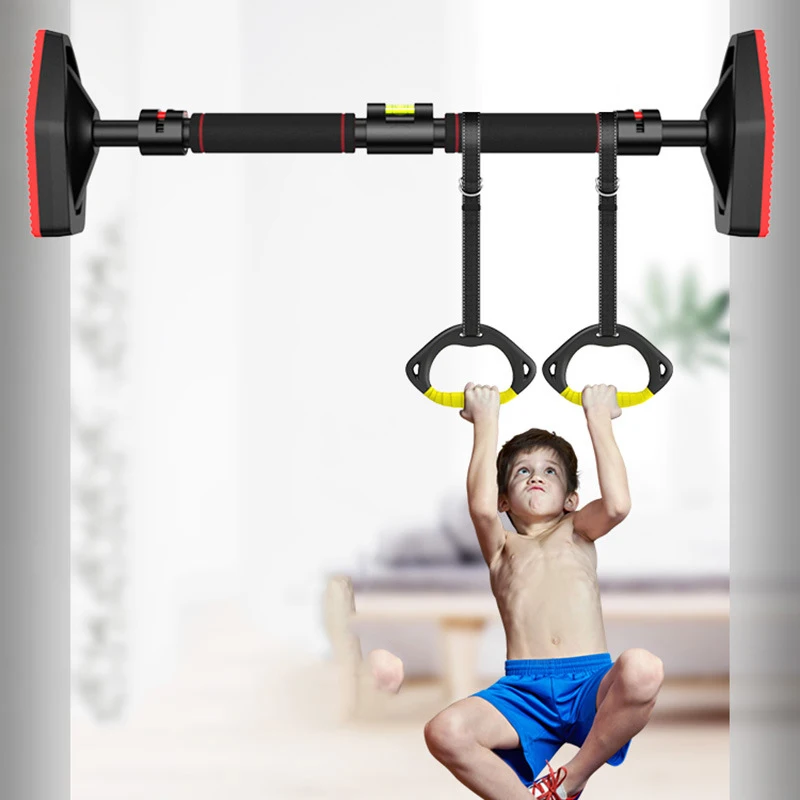 121cm-161cm Adjustable Door Horizontal Bar Fitness Equipment Set For Home Gym Sport Workout Pull Up Arm Training Sit Up Bars