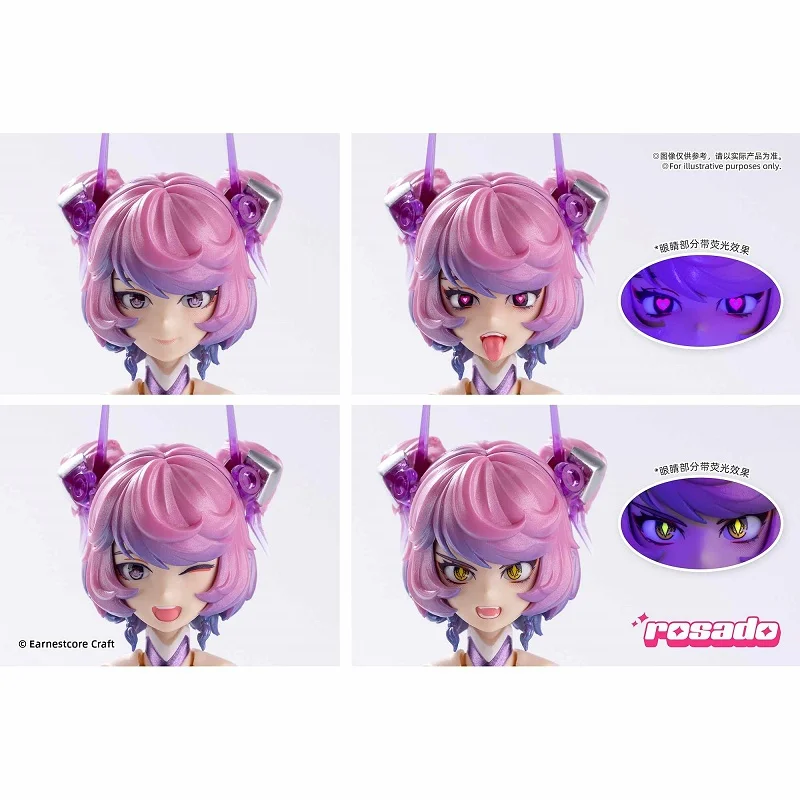 【재고 있음】 Earnestcore Craft Robot Build Rosado Ecrs-02 Starflower Black Iris 1/10 액션 모델 피규어