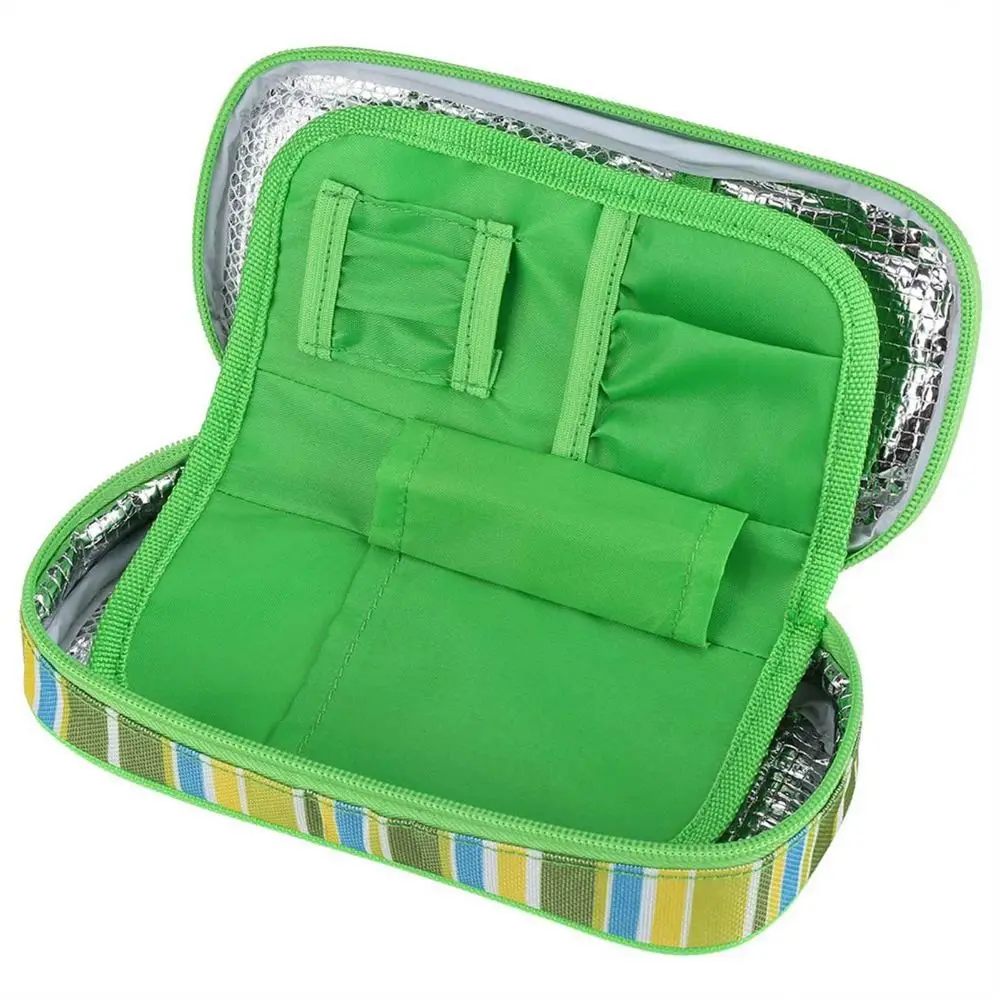 Portable Lightweight Insulin Cooling Bag Insulation Refrigeration Freezer Safe Portable Medicine Cooler Leakproof Reusable