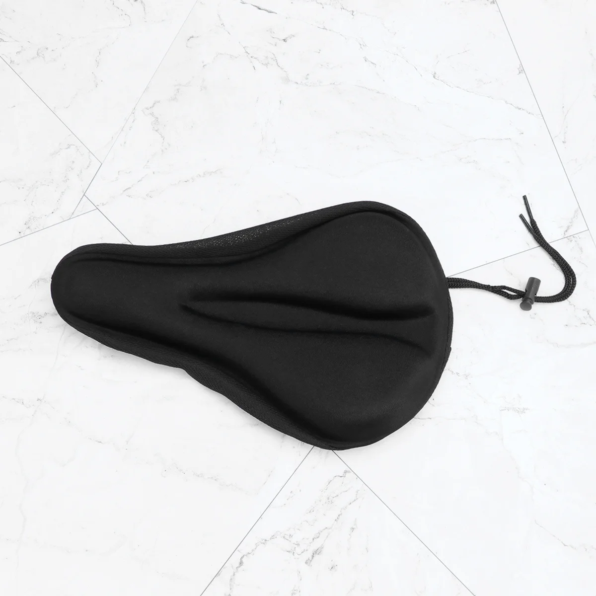 Comfortable Silicone Bike Saddle Thicken Seat Cycling Cushion Pad Straight Groove Reduce Air Resistance Bike Saddle for