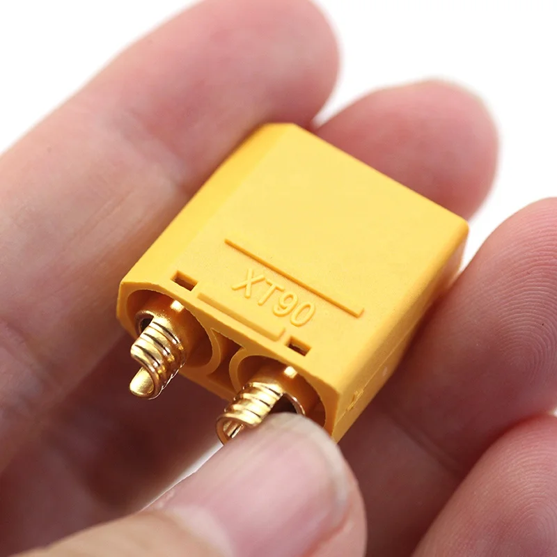 Amass – connecteur banane plaqué or XT90, 4.5mm, avec boîtier de gaine, connecteurs mâles femelles pour batterie RC Lipo, 10 pièces