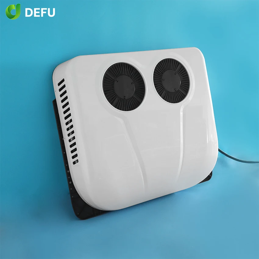 مكيف هواء للسيارات على السطح 24 فولت مكيف هواء للشاحنة 12 فولت مكيف هواء للسيارة لقوافل شاحنة فان #4