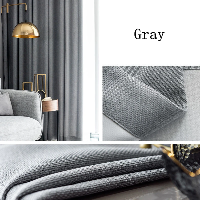 310cm Height Custom Made window 80%-90% blackout curtain thickened cotton linen cutains for living room bedroom luxury curtains