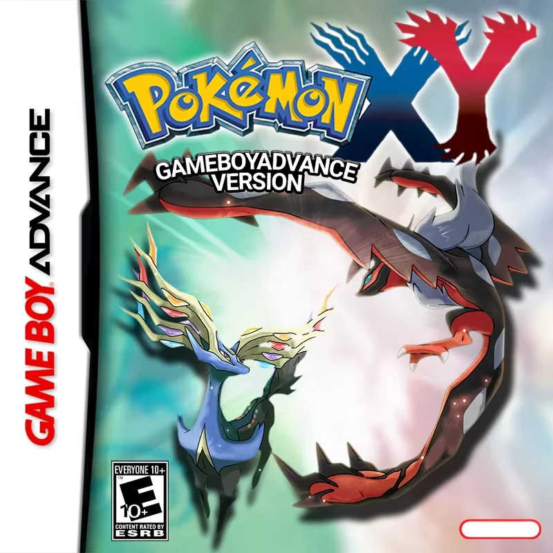 GBC/GBA Pokemon X and Y GBA RTC English Game Card view 3