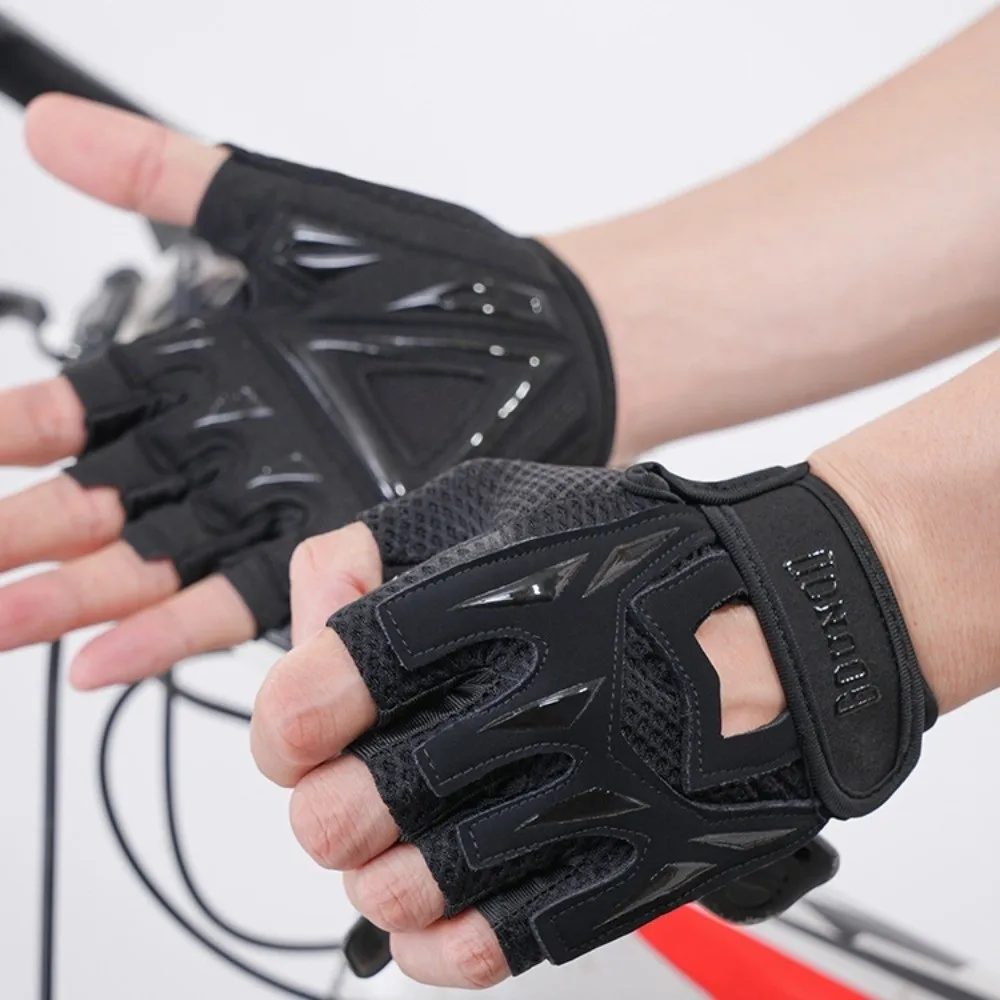 Rękawice rowerowe fitness odporne na ścieranie, ochraniacze na nadgarstki, amortyzujące rękawice do podnoszenia ciężarów, profesjonalne antypoślizgowe