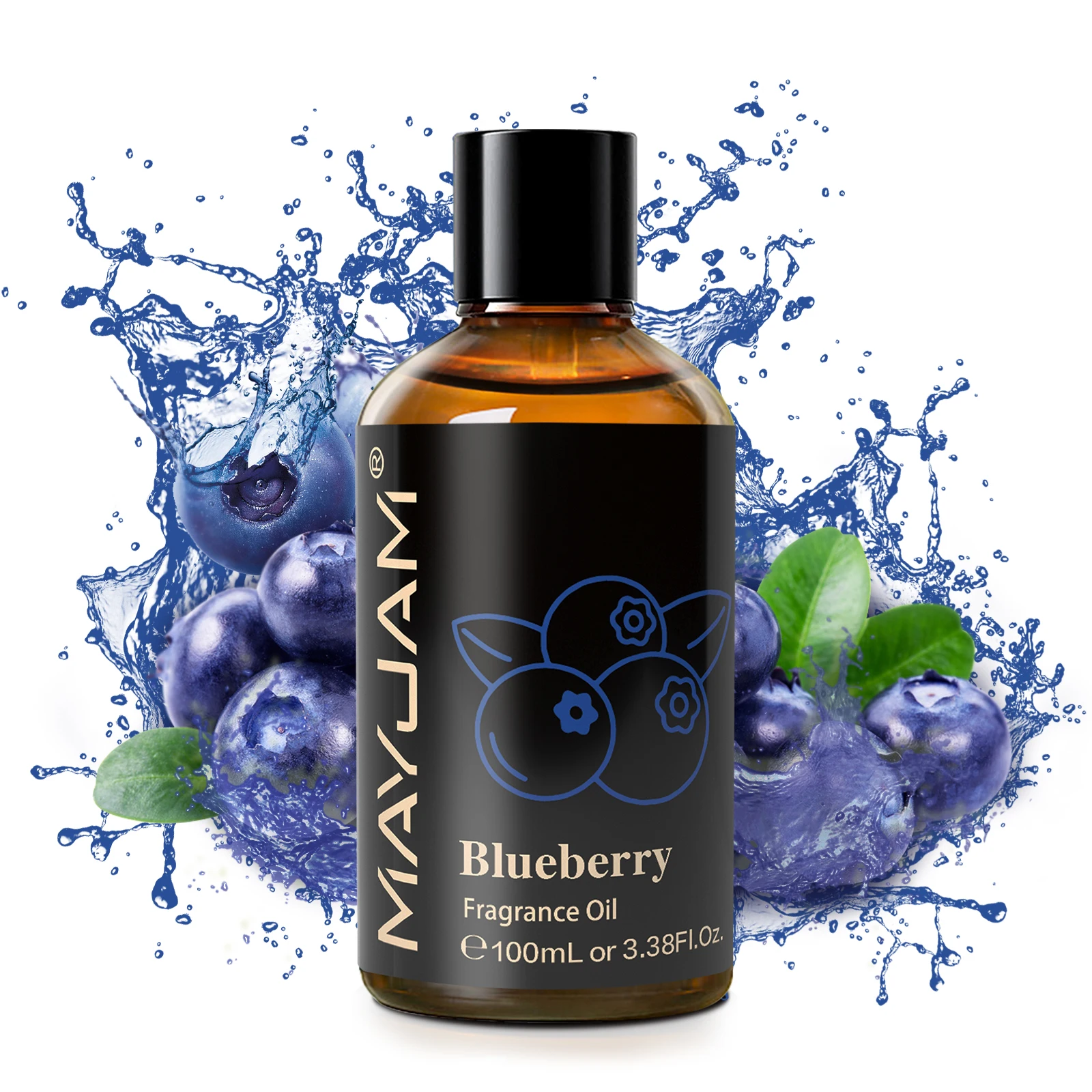 MAYJAM 100ML Fruit Aroma Oil Blueberry Cranberry Strawberry Watermelon Fragrance Oils for Diffusers,Humidifiers,Candle Making