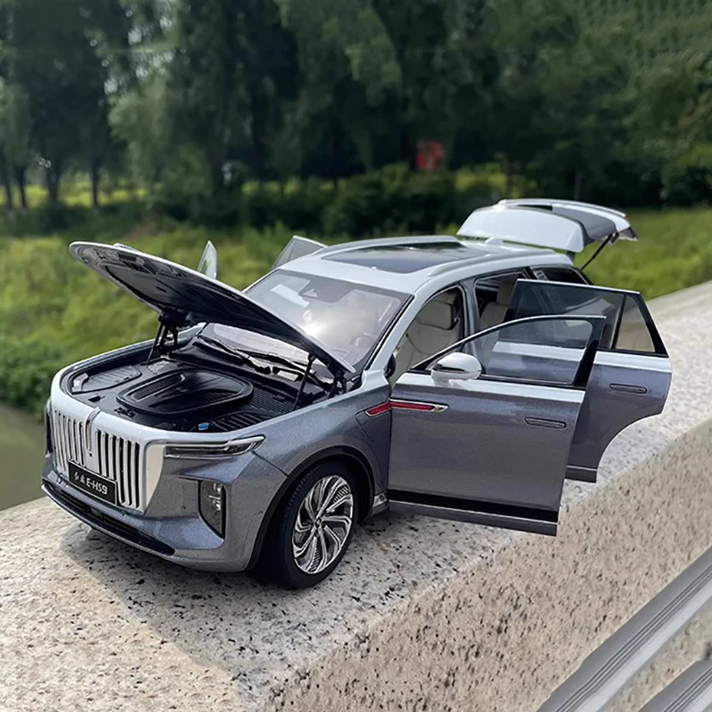 Century Dragon Hongqi E-HS9 off-road vehicle SUV 1:18 alloy simulation car model Hongqi EHS9 model