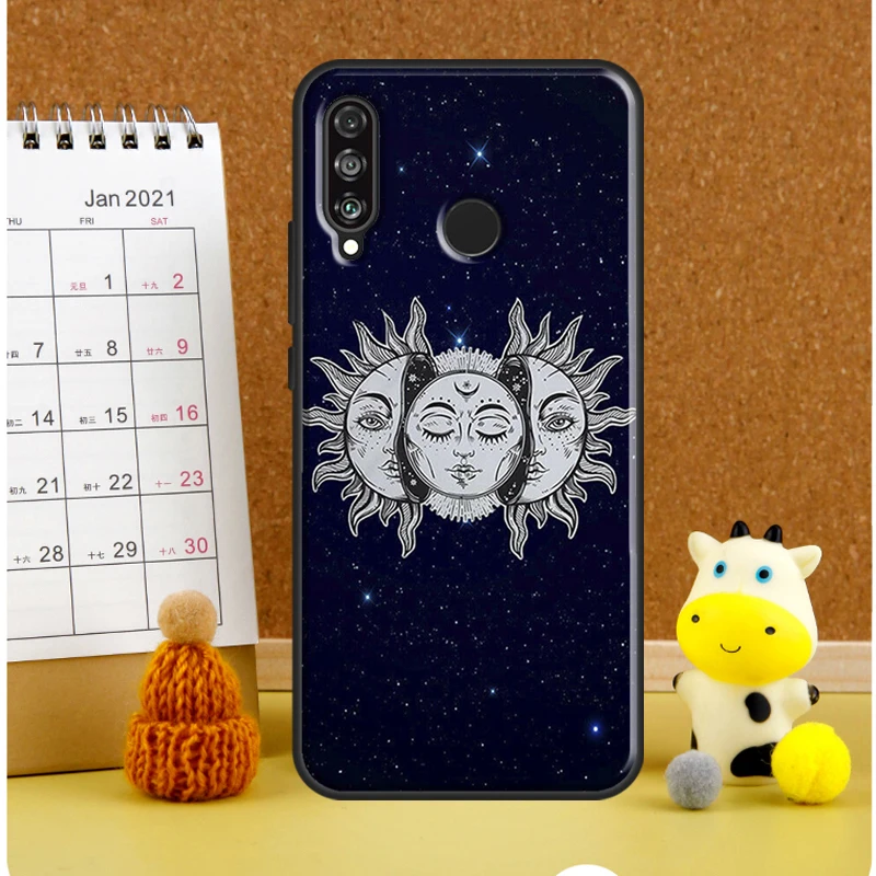 SUN AND MOON Mystic Zodiac Case For Huawei Nova 5T 3i 7i 8i 11i Y60 Y70 Y90 Y91 Y61 9 10 SE P30 P40 Lite P60 Pro Cover