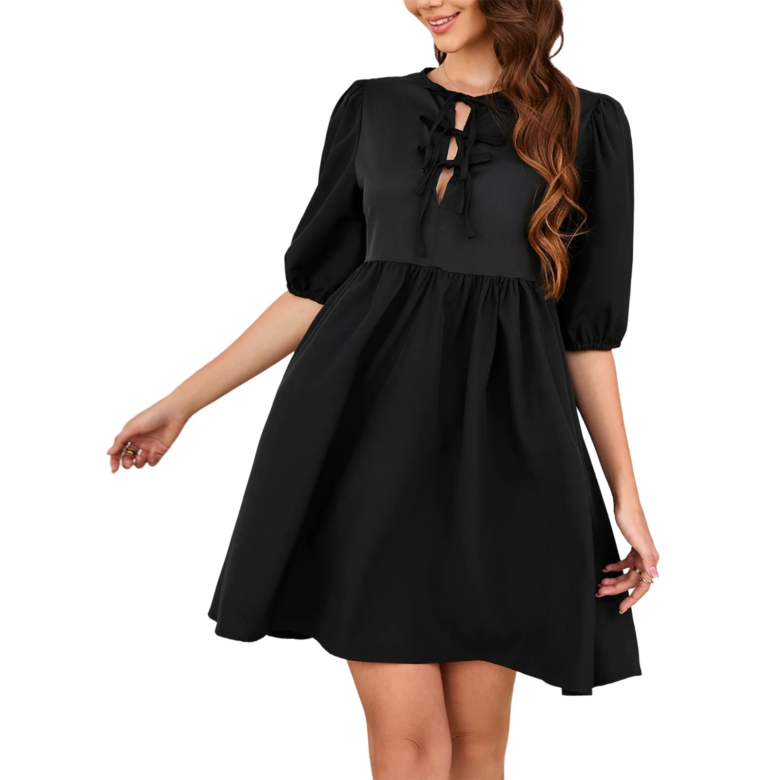 

Maternity Women Above-knee Length Casual Dress Birthday Party Wedding Gown Daily Office Work Beach Vacation Photography Clothes