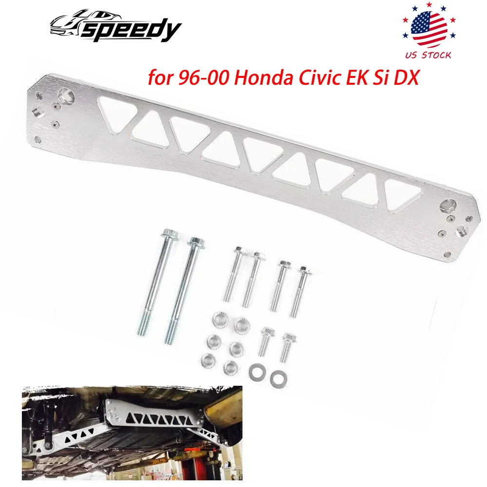 

Серебряная заготовка, задняя нижняя распорка подрамника для Honda Civic EK Si DX 96-00
