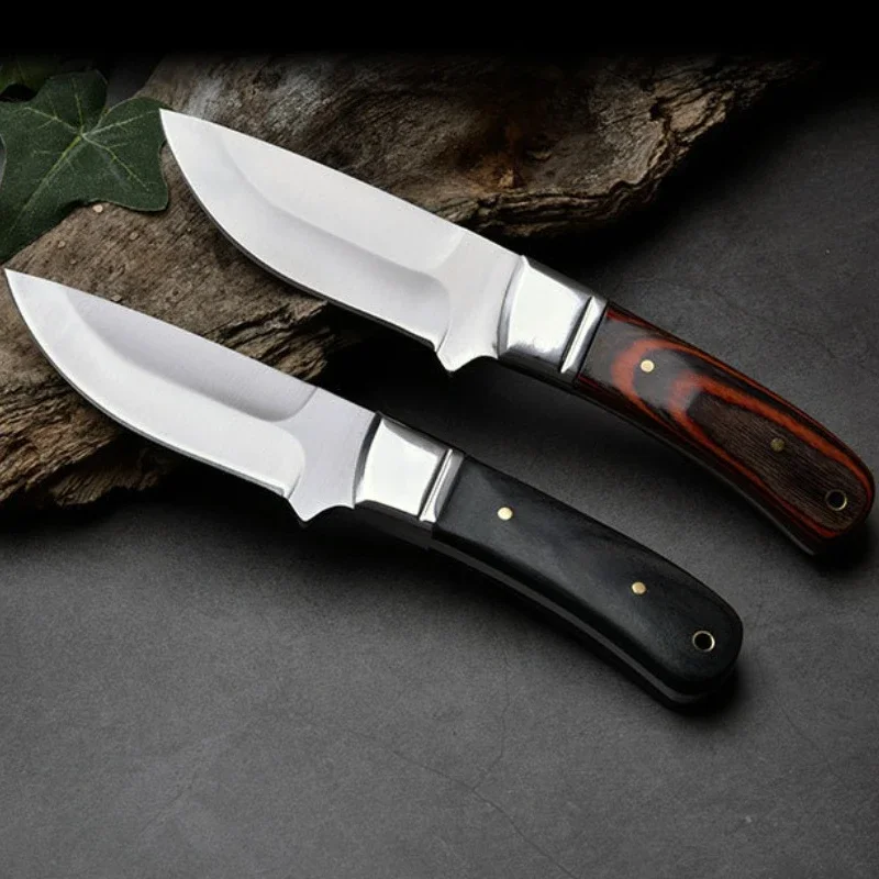 

Outdoor camping adventure straight knife portable edc multi-function tool survival self-defense high hardness tactical knife