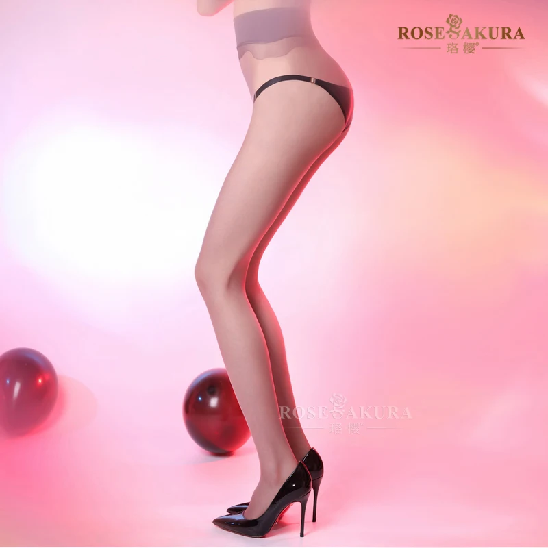 

Seamless Crotchless Stockings Silky Elegant Summer Pantyhose Sexy Black Ultra-thin Female Toe Transparent Invisible Tights