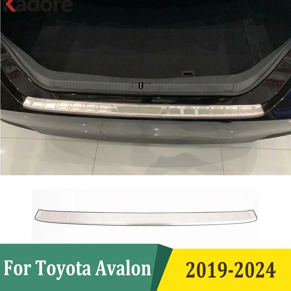 

For Toyota Avalon 2019 2020 2021 2022 2023 2024 Outer Rear Bumper Pad Protector Trim Car Tailgate Protector Door Stainless