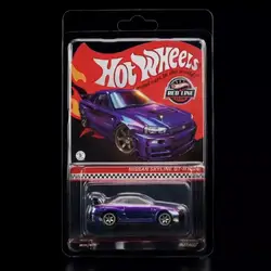 Hot Wheels Collectors RLC 1/64 NISSAN skyline gtr r34 purple Die-cast Model Cars