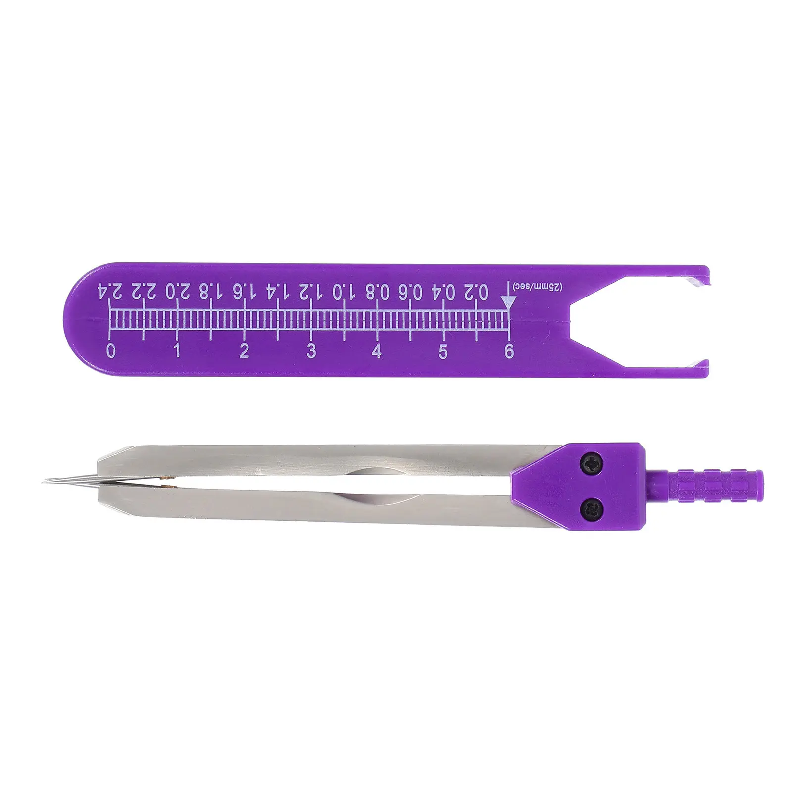 Iron Plastic Ecg Calipers for Cardiologists Ekg Measurement Tool with Scale Markings Rhythm Strip Analyzer Ruler