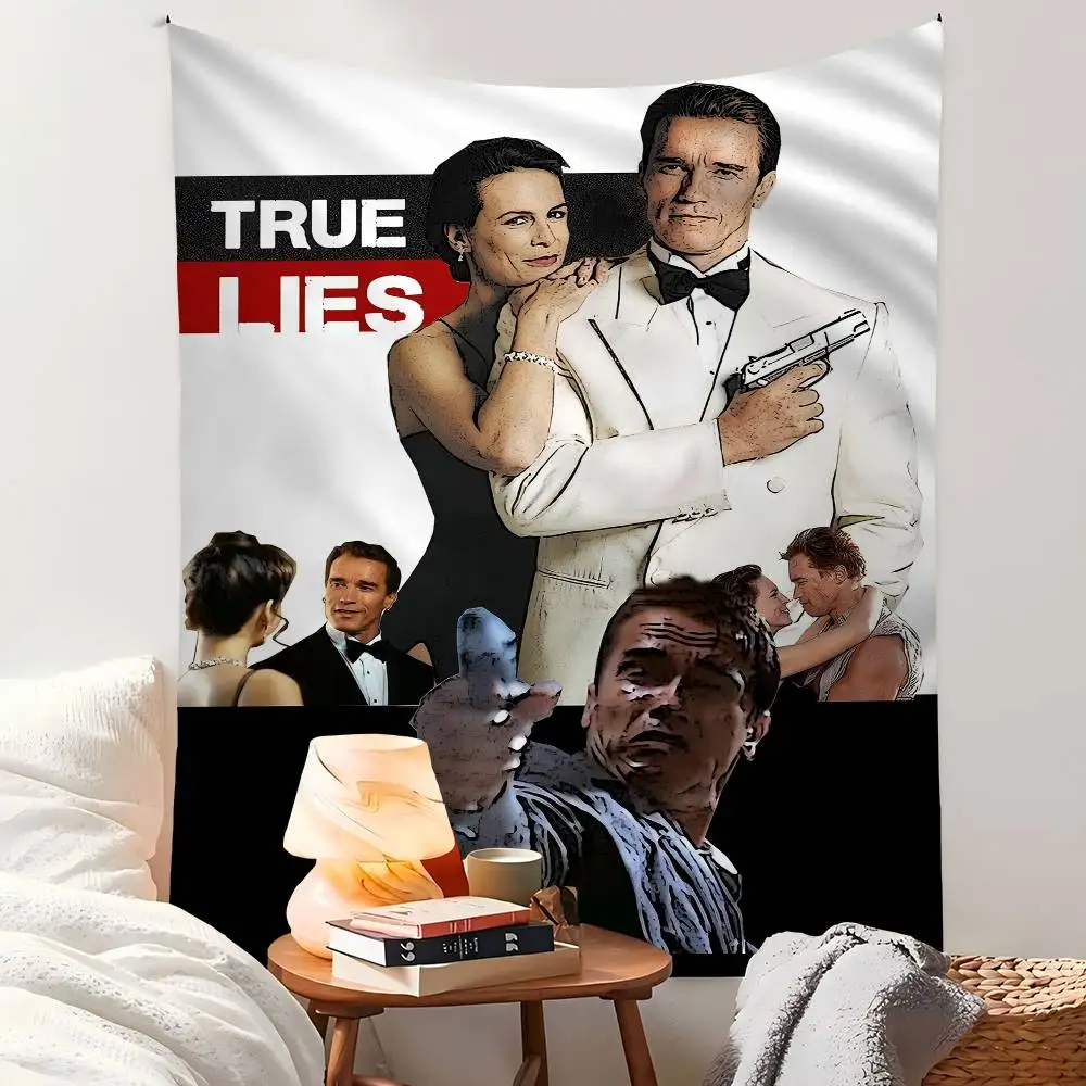 

True Lies Movie Hippie Wall Hanging Tapestries For Living Room Home Dorm Decor Art Home Decor