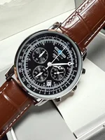 Zeppelin Airship Automatic Mens Watch Retro Business Commemorative Gift Fashion Leisure Timepiece Case New Watch 5