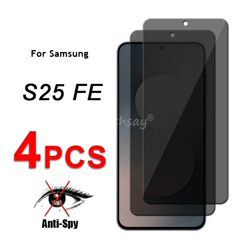 Sichtschutzglas für Samsung Galaxy S25 FE Glas Anti-Spy Protect Screen Samsung S25 FE gehärtetes Glas S25 FE gehärtete Folie – Detail 1