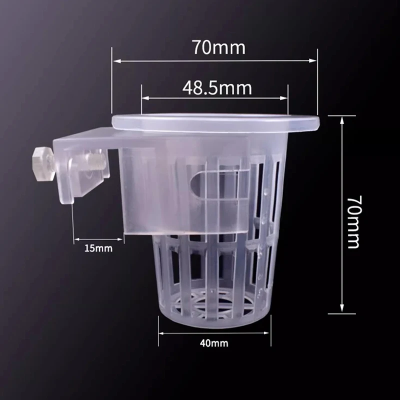 أصيص نباتات مائية وعاء نباتات حوض السمك |   ملحق حامل نبات خزان الأسماك. #6