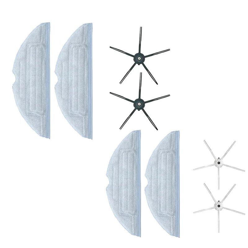 ロボット掃除機スペアパーツ,スペアパーツ,クリーニングクロス,サイドブラシ,Roborock s7,t7 plus用アクセサリー