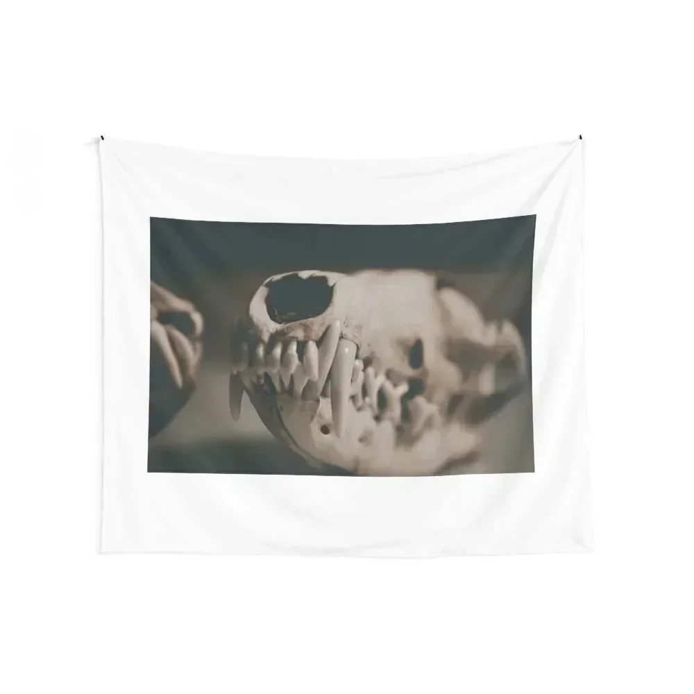 Fox Skull Teeth Tapestry Bedroom Organization And Decoration Wall Coverings Tapestry