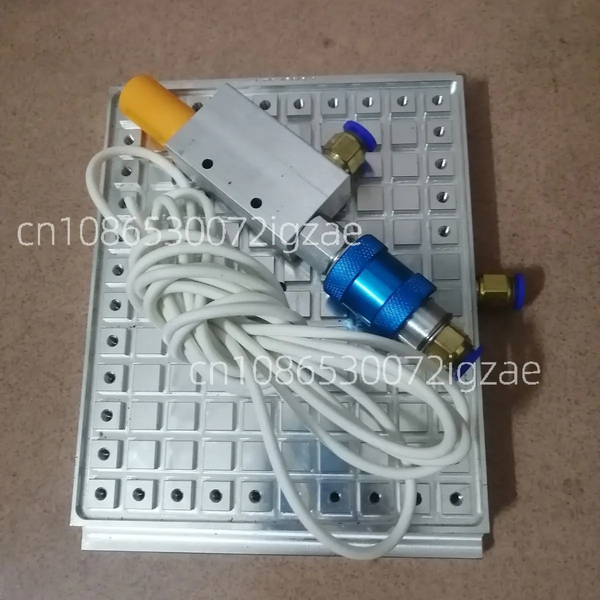 CNC Aluminum Vacuum Suction Cup To Connect Air Compressor Or Vacuum Pump Without Holes