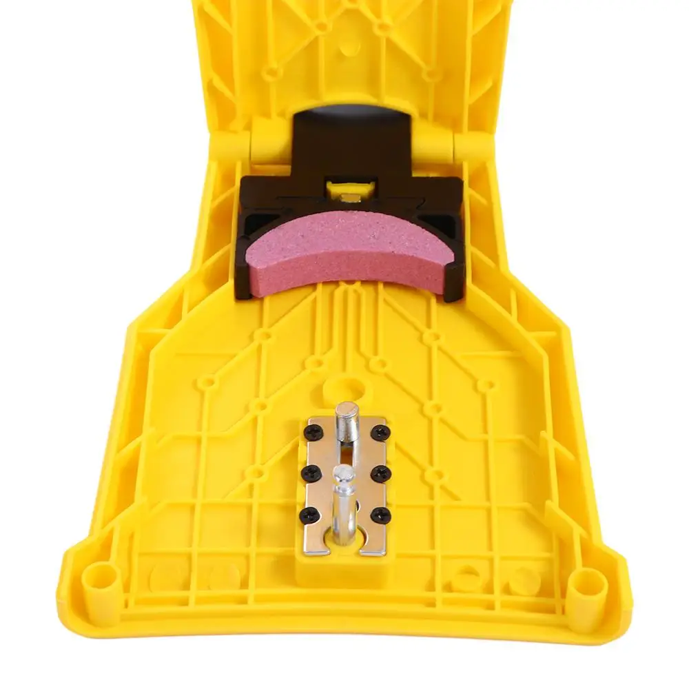 Portable Saw Chain Sharpener Sharpen Crescent Chain Saw Bar-Mount Chainsaw Chain Chainsaw Sharpening Grinding Stone