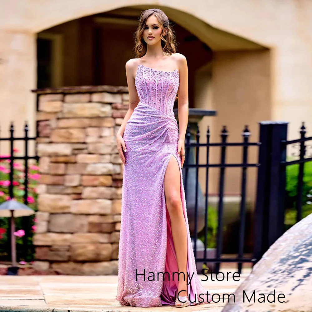 Lilac Evening Dress…