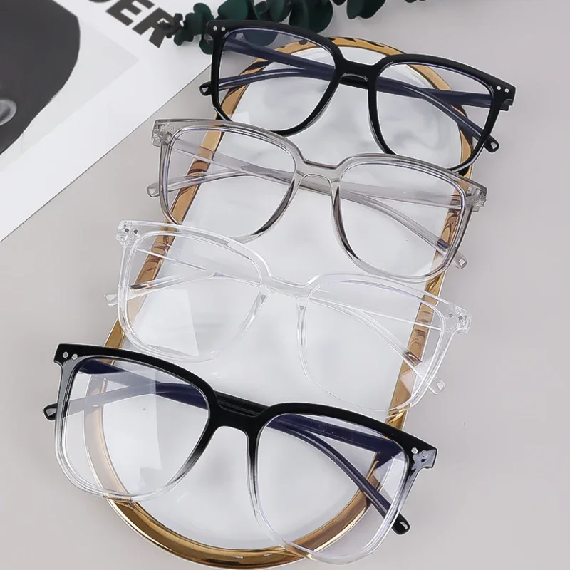 Vinage مكافحة نظارات الضوء الأزرق الرجال الكمبيوتر النساء النظارات موضة البصرية إطار عادي نظارات شفافة حجب النظارات
