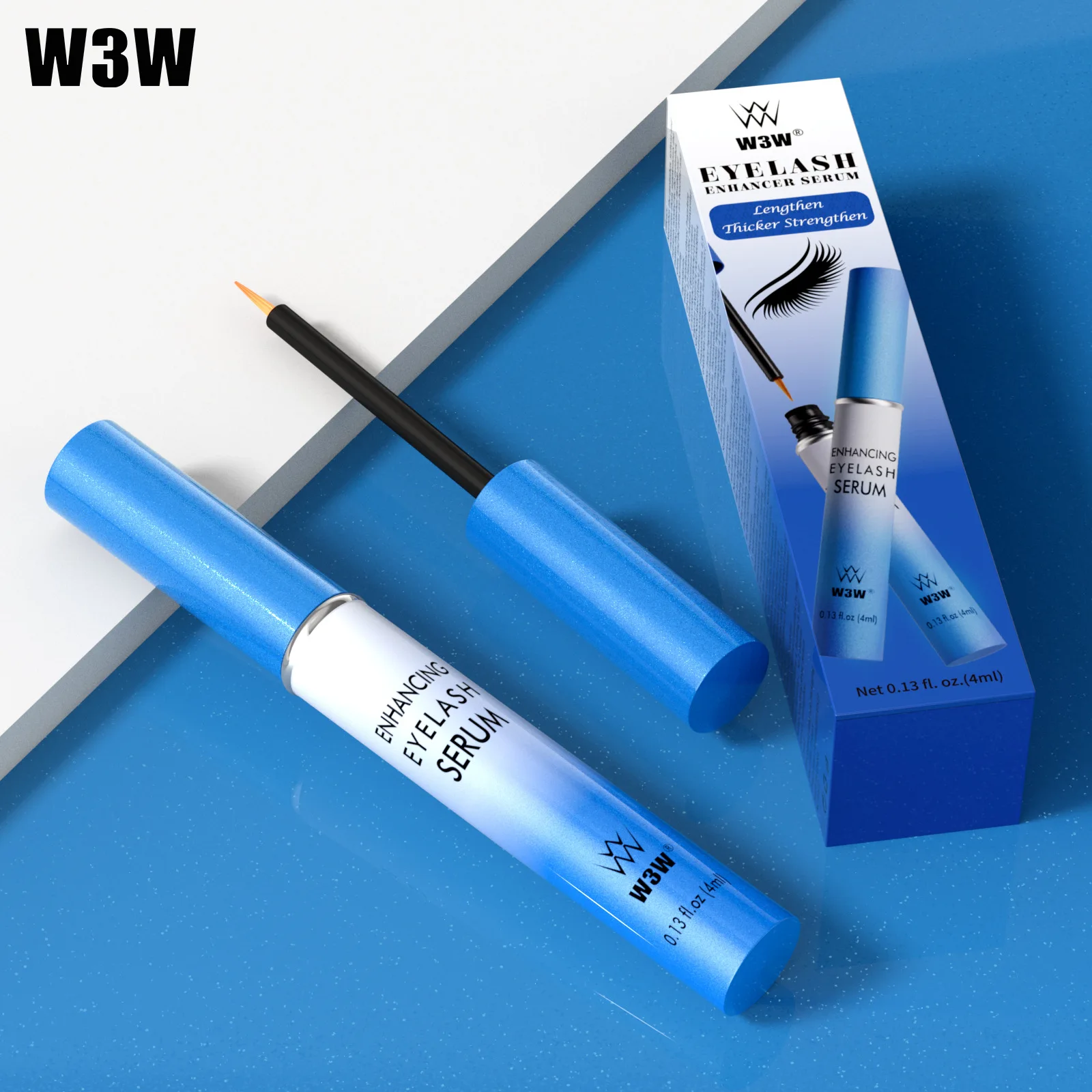 Siero per la crescita delle ciglia per ciglia voluminose lunghe e spesse Balsamo per il rafforzamento del liquido naturale con estratto botanico Sa