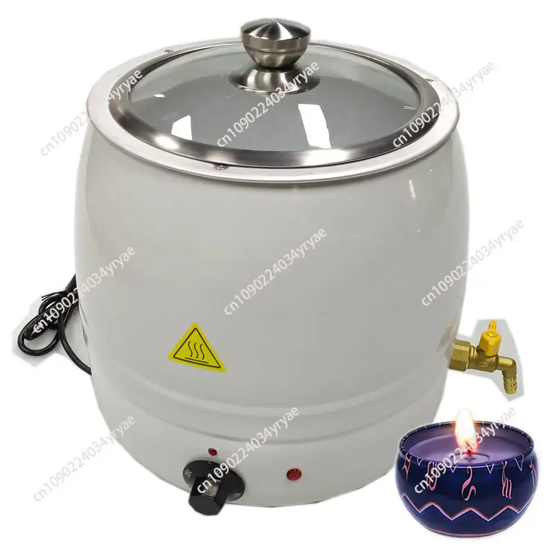 Stainless Steel Candle Making Kit Machine Electric Melted Candle Wax Warmer