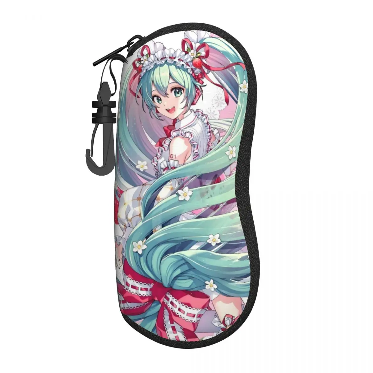

Custom Comic H-Hatsuned M-Mikus Shell Eyeglasses Protector Cases Cool Sunglass Case Popular Glasses Pouch